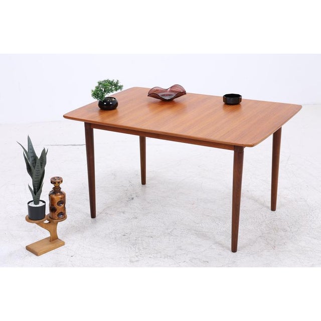 Mid-Century Extendable Teak Dining Table by Gustav Bahus For Sale - Image 15 of 15