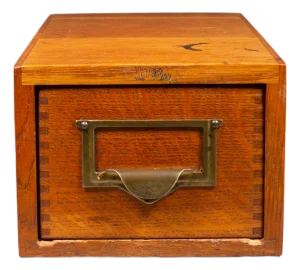 Globe-Wernicke Index Card Catalog c.1920