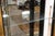 Mid 20th Century Vintage Mastercraft Brass and Glass Light Up Mirrored Etagere Shelving Unit For Sale - Image 5 of 7