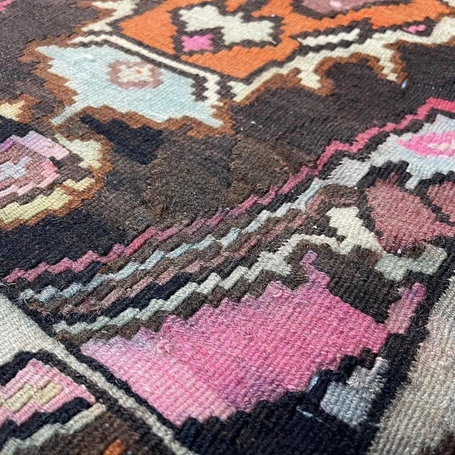 Small Anatolian Turkish Kilim Rug For Sale - Image 9 of 11