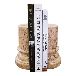 Marble Column Bookends For Sale