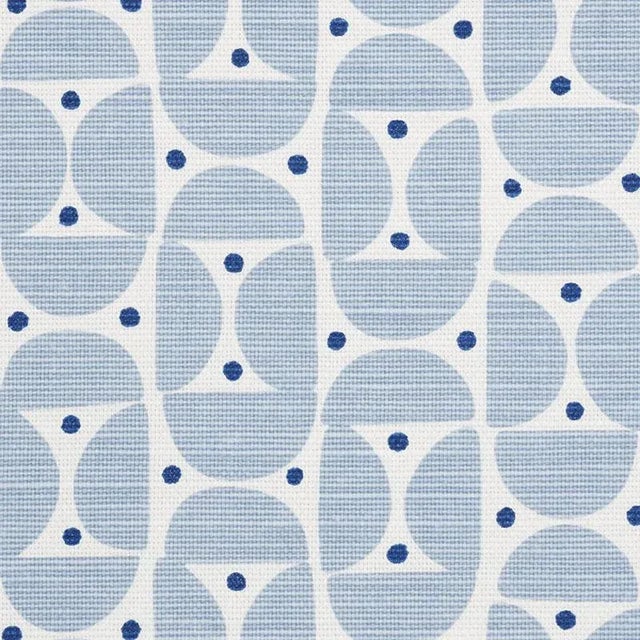 A snappy, small-scale print, Mezza Luna is a useful geometric pattern softened by rounded corners and slightly irregular...
