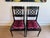 Chinoiserie Set of 4 Chinoiserie Dining Game Chairs With Scalamandré Tigre Upholstered Seats For Sale - Image 3 of 9