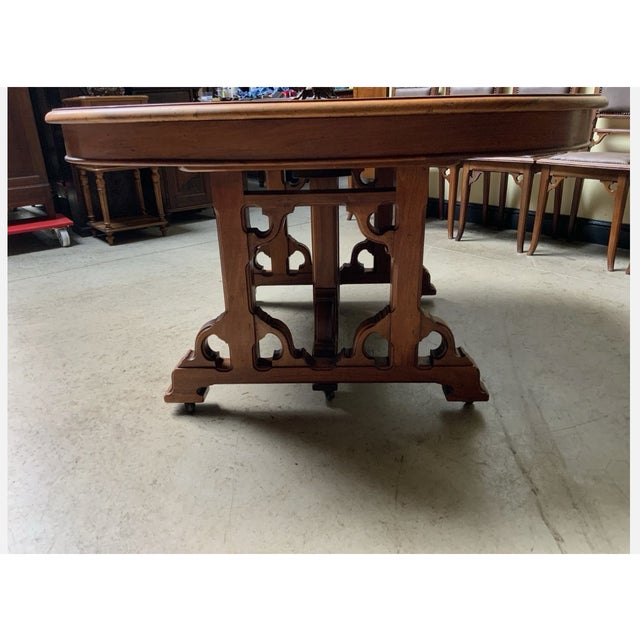 Age: circa 1910 Wood type: solid and veneered walnut Condition: very good, meticulously maintained, fully restored...