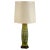 Green Mayan Inspired Ceramic Lamp with Original Shade For Sale - Image 8 of 8