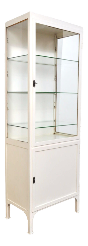 Medical Cabinet in Iron and Glass, 1960s