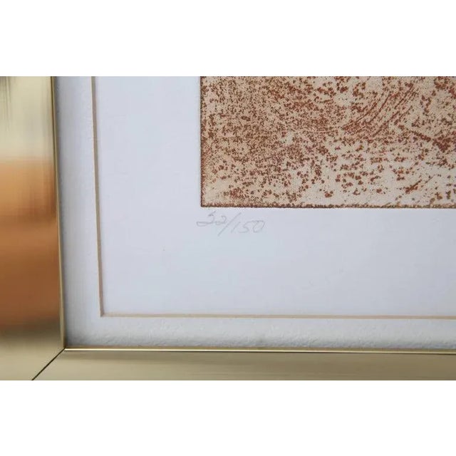 1960s Lithograph Titled "The Gathering" by B. Zeller For Sale - Image 5 of 13