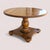 Vintage Round Solid Maple Pedestal End Table With Decorative Rosettes For Sale - Image 4 of 15