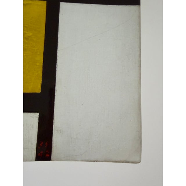 Black Piet Modrian, Rhythmus aus geraden Linien, Print For Sale - Image 8 of 10