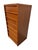 Mid-Century Modern Vintage Danish Modern Teak Lingerie Chest For Sale - Image 3 of 7