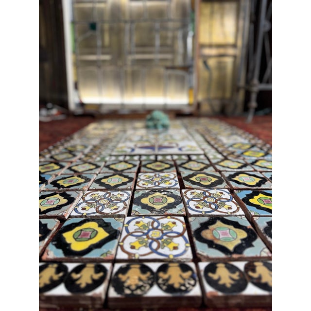 Incredibly Rare 1920s-30s Original Malibu Tile Fountain Spanish Tile Fountain For Sale - Image 10 of 12