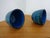 Italian Rimini Blue Ceramic Cachepots by Aldo Londi for Bitossi, 1960s, Set of 2 For Sale - Image 11 of 14