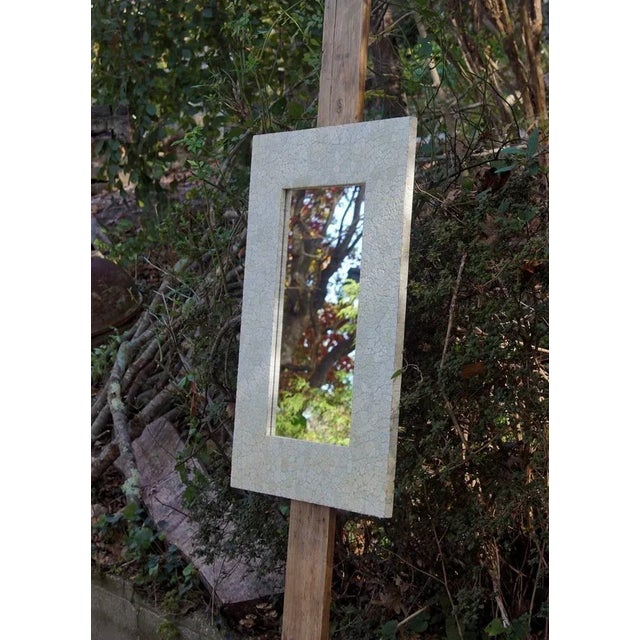 1980s 1980s Egg Shell Mirror For Sale - Image 5 of 8