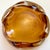 1950s 1950s Amber & Gold Flecked Art Glass Bowl in the Style of Archimede Seguso For Sale - Image 5 of 7