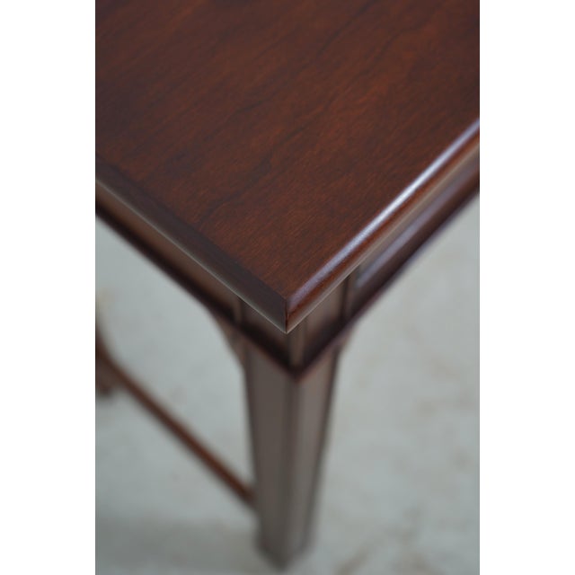 Henkel Harris Cherry 2 Drawer Console Table For Sale - Image 13 of 18