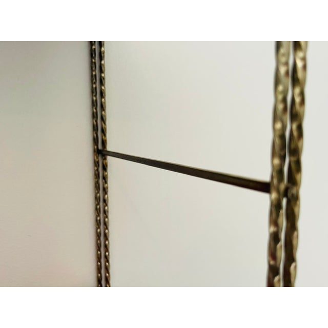 Mid-Century Modern Adjustable Brass and Metal Wall-Mounted Shelf, 1960s For Sale - Image 14 of 18