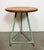 Industrial Green Workshop Stool, 1960s For Sale - Image 14 of 15