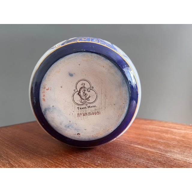 Ceramic Aurelian Ware Vase from Moorcroft, 1890s For Sale - Image 6 of 11
