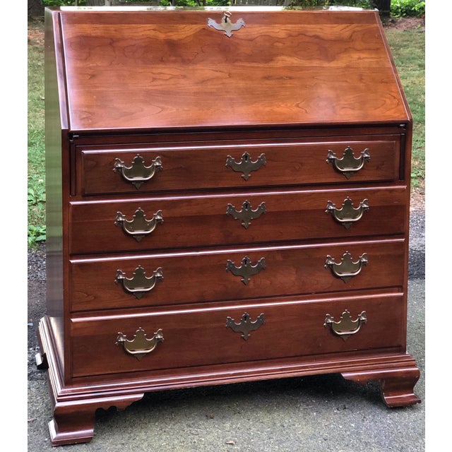 Vintage Monitor Furniture Co. Of Jamestown Ny Chippendale Style Cherry