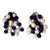 1950s Plastic Swirl Clip-On Earrings - 2 Pieces For Sale