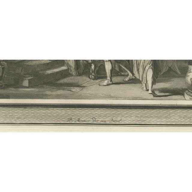 18th Century Pieter Mortier, Burning of Jerusalem and the Release of Jehoiachin, 1700, Engraving For Sale - Image 5 of 12