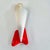 Mid-Century Modern Mid-Century Modern French Red Plastic Adjustable Wall Sconce, 1960s For Sale - Image 3 of 15