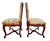 This exquisite pair of antique French side chairs is executed in the majestic Louis XIV Style, blending grand Baroque...