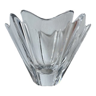 Early 21st Century Orrefors "Orion" Large Crystal Bowl, Designed by Lars Hellsten For Sale