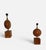 Red Travertine and Brass Lamps from Philippe Barbier, 1970s, Set of 2 For Sale - Image 3 of 13