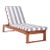 Solano Sunlounger - Natural/Gray Stripe For Sale