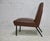 Brown Imitation Leather Lounge Chair, 1950s For Sale - Image 10 of 17