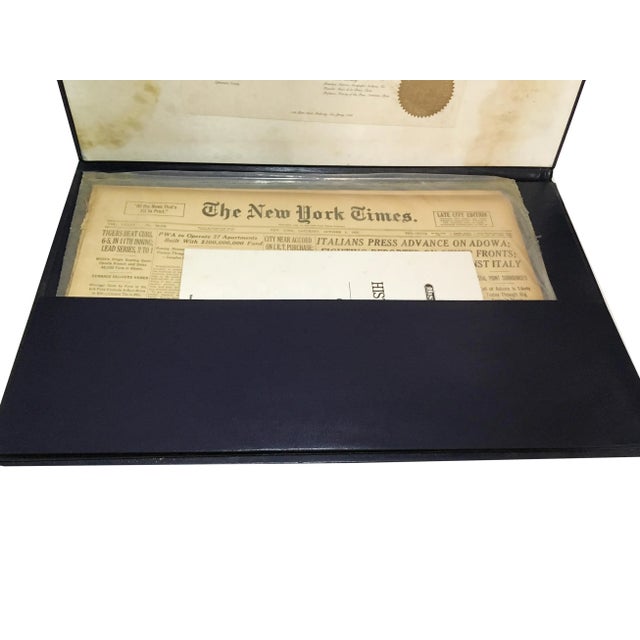 Original New York Times News Paper With Certificate of Authentication From October 5 1935 For Sale - Image 6 of 10