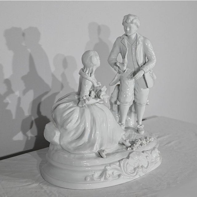 Earthenware sculpture made in the late nineteenth century in the manufacture of Sèvres, after the work of the French...