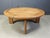 Wood Danish Round Oak Coffee Table, 1960s For Sale - Image 7 of 9