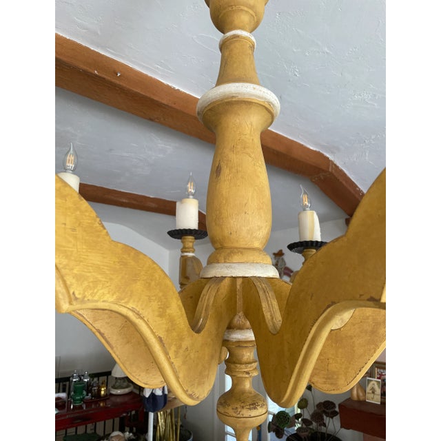 2000 - 2009 2000s Paul Ferrante Santa Barbara Chandelier, 8 Candelabra For Sale - Image 5 of 12