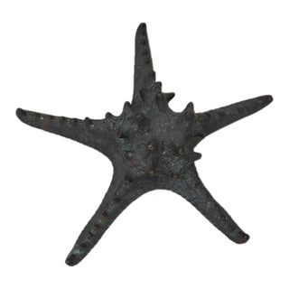 Late 20th Century Maitland-Smith Verdigris-Finish Starfish Sculpture For Sale