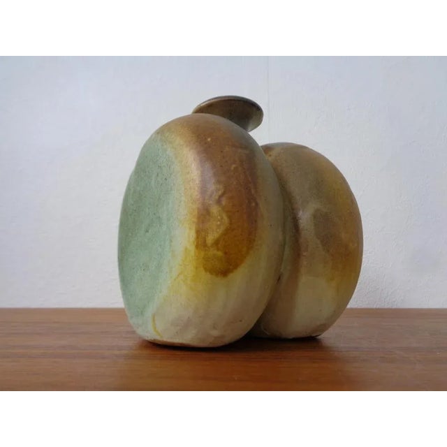 Danish Studio Ceramic Vase, 1960s For Sale - Image 3 of 13