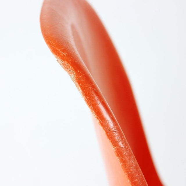 Orange Eiffel Shell Chair by Charles and Ray Eames for Herman Miller, 1960s For Sale - Image 6 of 14