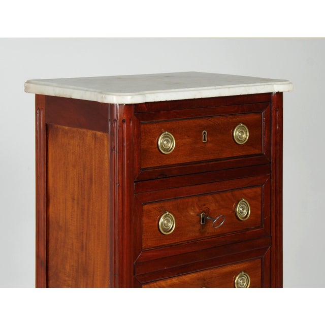 Wood Louis XVI Secretary by G. Kintz, Late 18th Century For Sale - Image 7 of 18