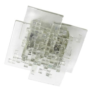 Murano Glass Wall Lamp by Albano Poli for Poliarte, Italy, 1970s For Sale