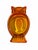 1960s Vintage Viking Glass Epic Persimmon Owl Ashtray #6944 | Mid-Century Modern Art Glass Catchall Dish, C. 1969 For Sale - Image 5 of 5