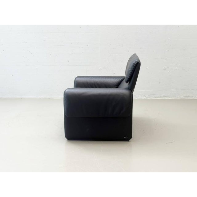 DS-2011 Chair in Black Leather from de Sede, Switzerland, 1980s For Sale - Image 12 of 16