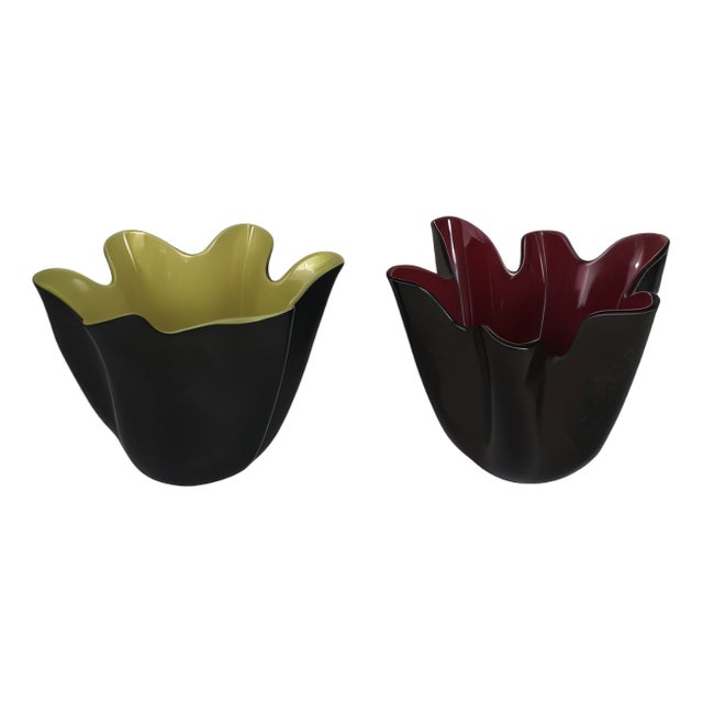 Mouchoir Vases by Fernand Elchinger, 1950s, Set of 2 For Sale