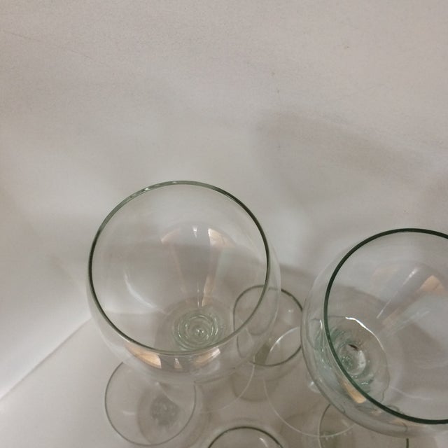 Vintage Hollow Stem Crystal Tulip Champagne Glasses Set of 6 Chairish