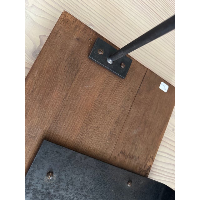 Vintage Stool by Pierre Chareau for Ecart International, 1990 For Sale - Image 15 of 18