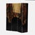 Hand Painted on Wood Four Paneled Dressing Screen Unsigned 20thC Measures - 72"H x 64"W x .75"D A hand-painted four-...