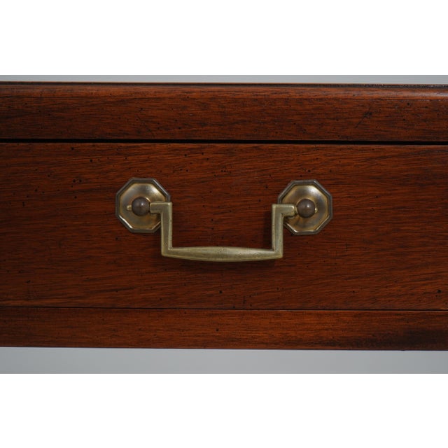 Mahogany Inlaid 2 Drawer Console Table For Sale - Image 14 of 17
