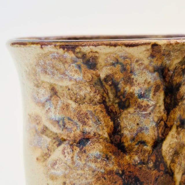 Vintage Studio Pottery Tree Mugs - Set of 2 For Sale - Image 9 of 12