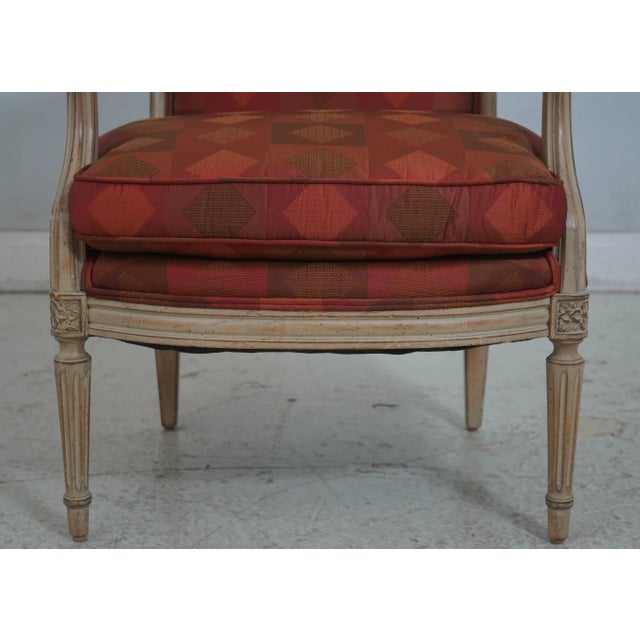 Pair Don Russo French Louis XVI Style Bergere Armchairs For Sale - Image 13 of 18