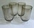 Tall Set of 4 Crystal Tawny & Clear Stem Glasses, 1970's For Sale - Image 10 of 18